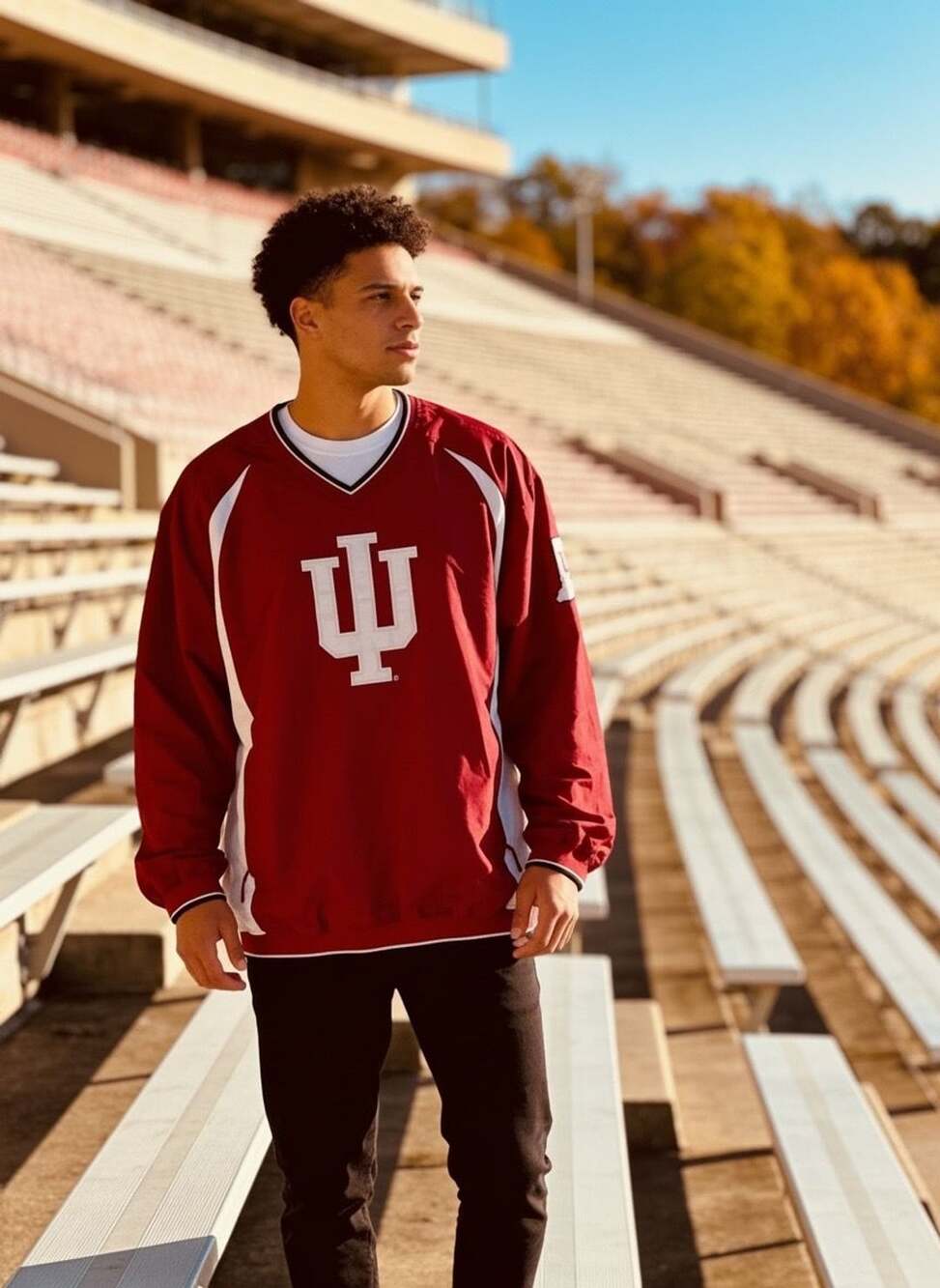 Colosseum Indiana University Hoosiers Jacket Size XL